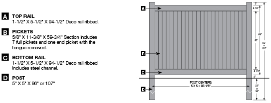 Lexington Vinyl Fence